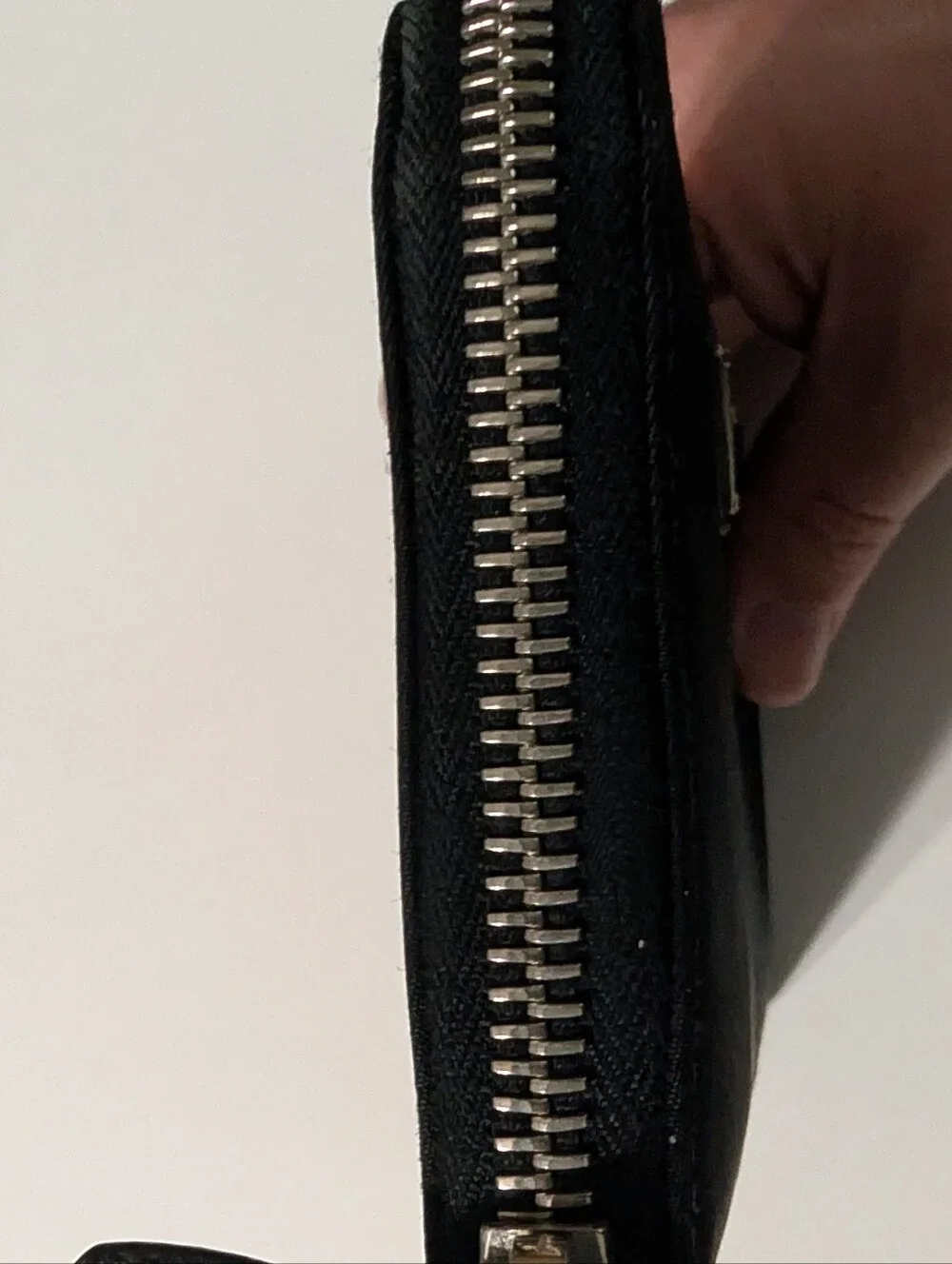 Authentic Prada Tessuto Nylon Zip Around Travel Wallet Organizer Black Italy